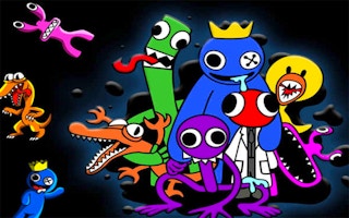 Rainbow Friends Sliding Puzzle