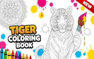Tiger Coloring Book